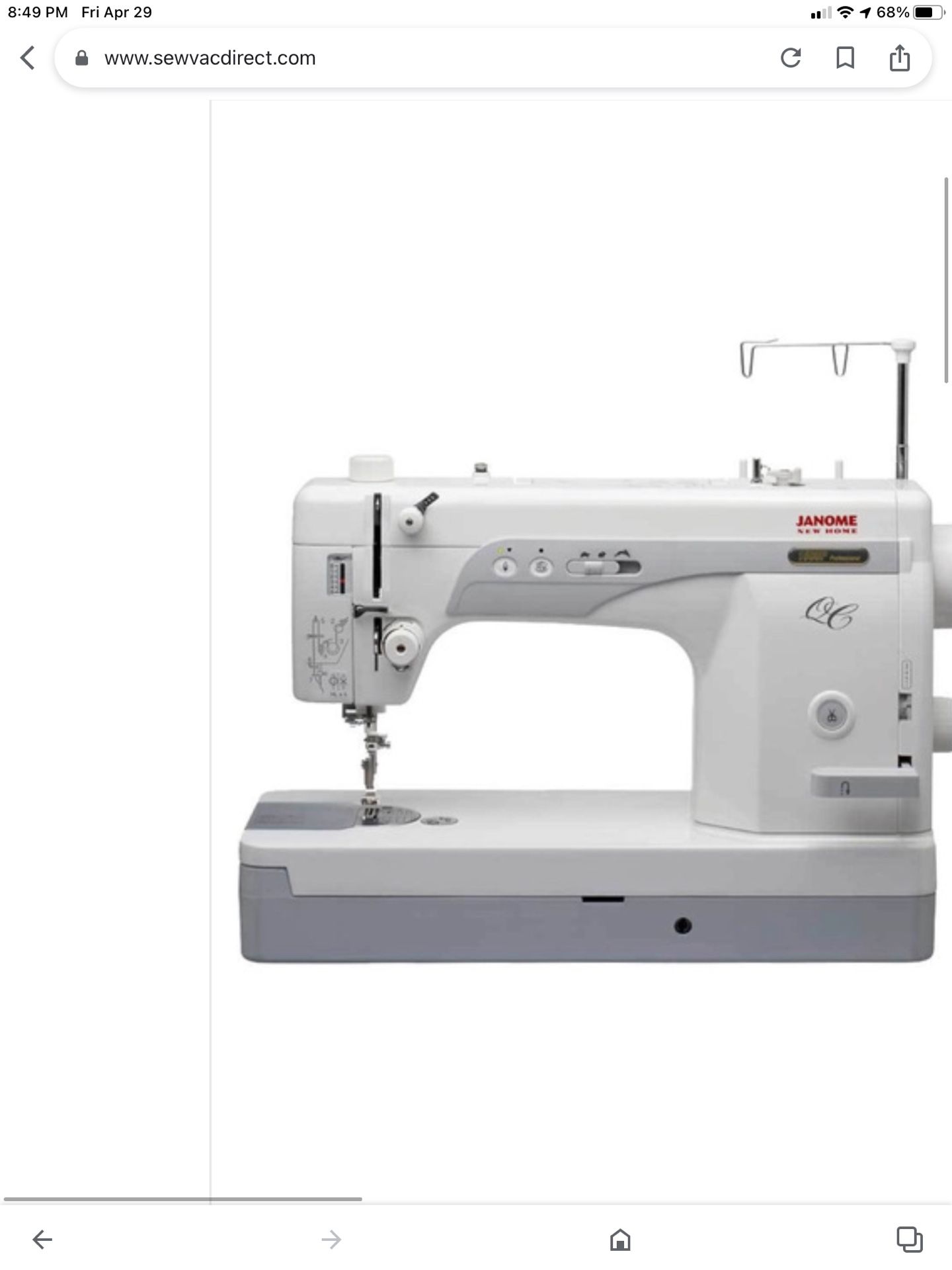 Janome P 1600 Sewing Machine  700$