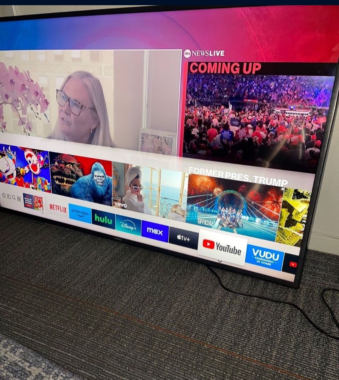 65”Samsung 4K 2160p UHD Smart Tv WiFi Model UN65MU6900