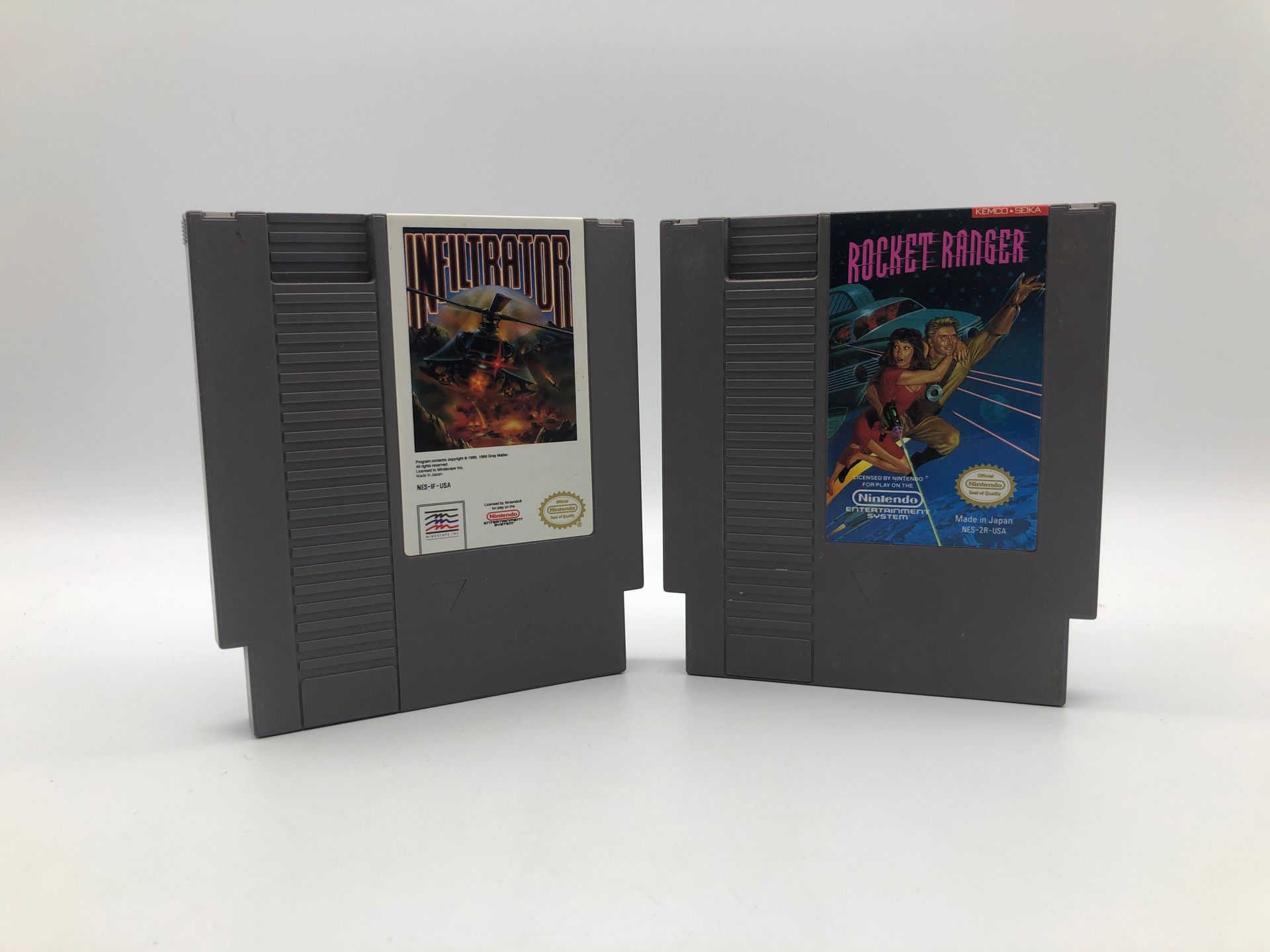 Nintendo NES | 2 Games Infiltrator and Rocket Ranger
