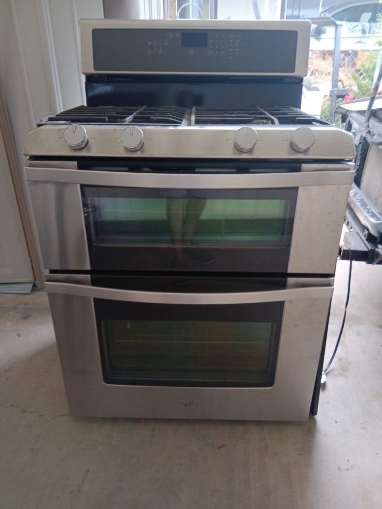 Whirlpool Double Oven Gas Stove $250