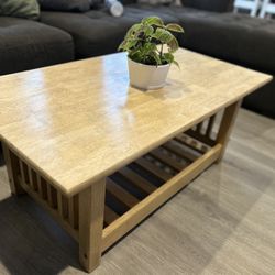 Solid Wood Coffee Table 