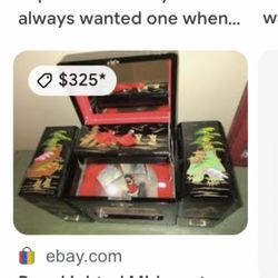 Japanese Geisha Box Antique 