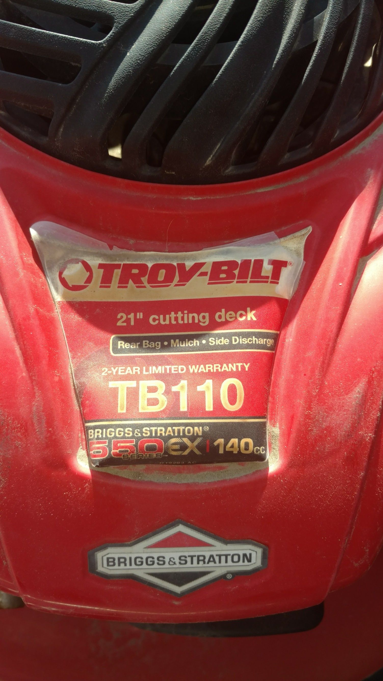 TroyBilt TB110 lawn mower for Sale in San Bernardino, CA OfferUp