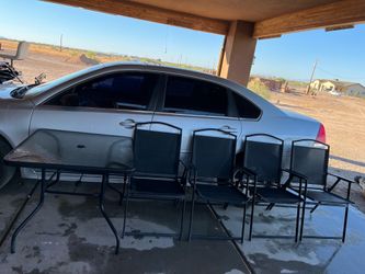 Patio tables with chairs