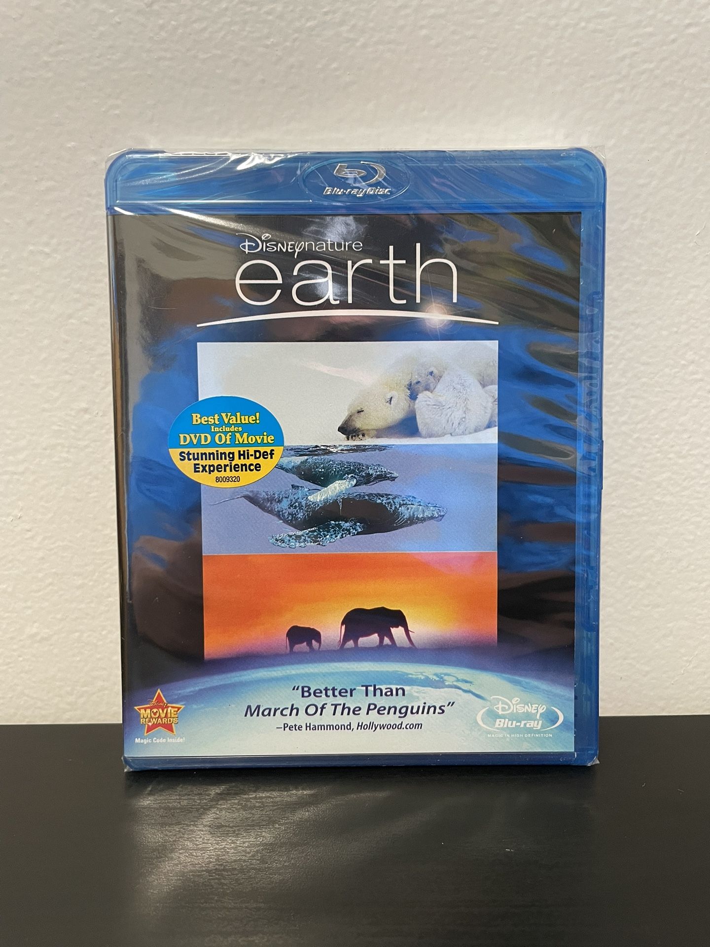 Disney Nature Earth Blu Ray DVD Movie NEW Documentary James Earl Jones 2009