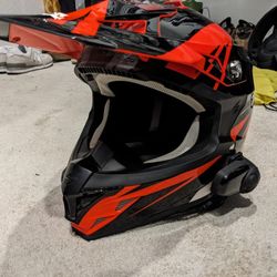 Scorpion Exo Dirt bike Helmet With Sena