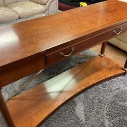 Ethan Allen Regency Style Console Table 