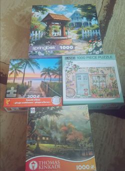 Miscellaneous puzzles. Make offer.