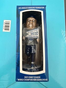 Corey Seager 2021 World Champion Run Bobblehead