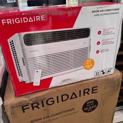 8,000 BTU 115-Volt Window Air Conditioner Cools 350 sq. ft. with WiFi with Remote in White by Frigidaire >