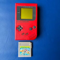 Original Gameboy (DMG-01) Play it Loud “Red” Console