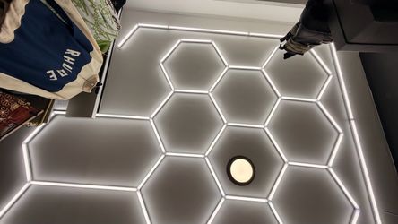 Hexagonal LED Light Panel System