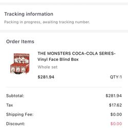 Labubu Coca-Cola Series Vinyl Face Blind Box