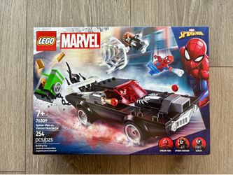New LEGO Marvel Spider-Man vs Venom Muscle Car 76309