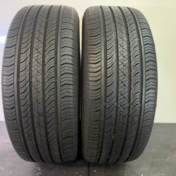 V568  235 60 18 103H  Continental ProContact TX  2 used tires  75% life 