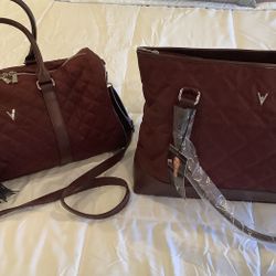 Vanessa Williams Laptop Tote And Duffle Bag Matching Set