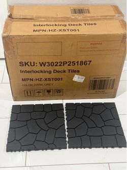 Interlocking Deck Tiles 44 pieces