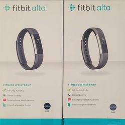 Fitbit Alta. New In Box. Black Band. Available In Sizes Small And Large