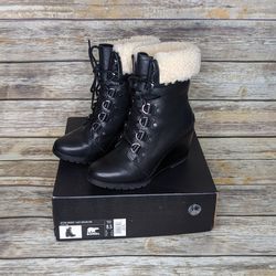 Sorel After hours Shearling Lace Up. Women's Size 8.5 Boots