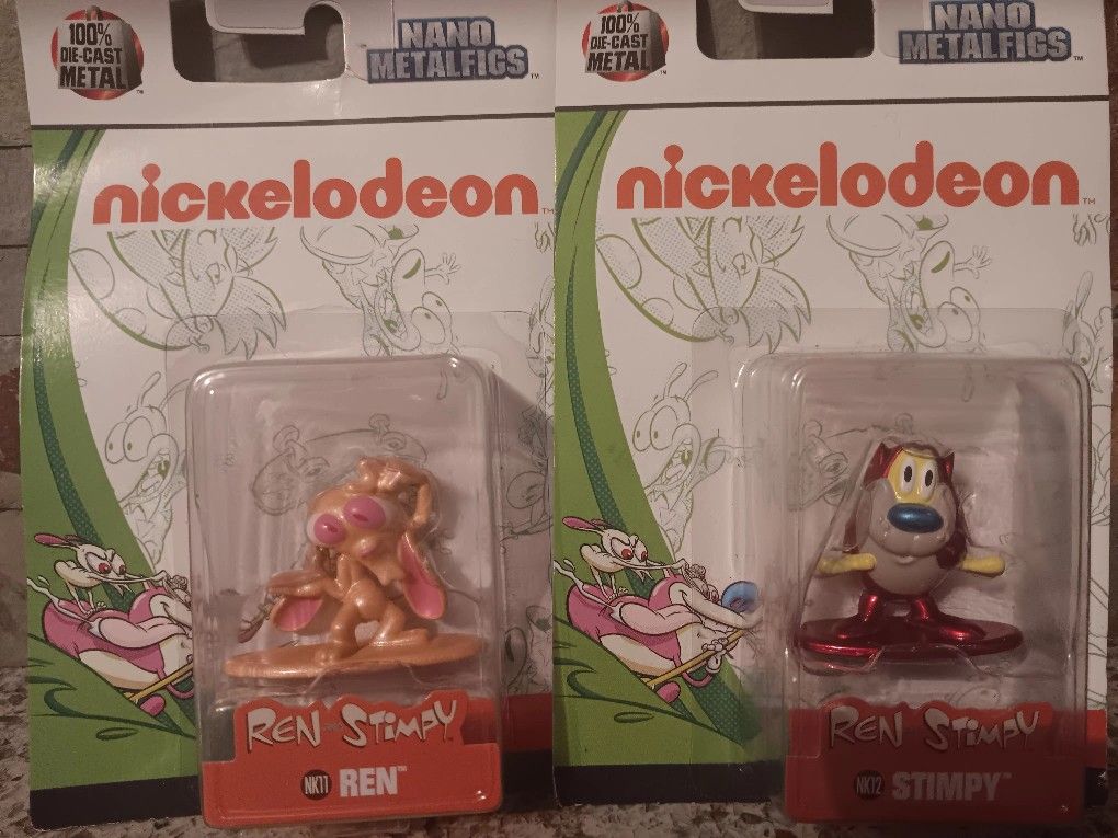 Ren & Stimpy Nano Metalfigs Die cast Figures