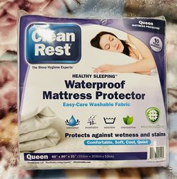 Clean Rest Waterproof Mattress Protector (protector de colchón)