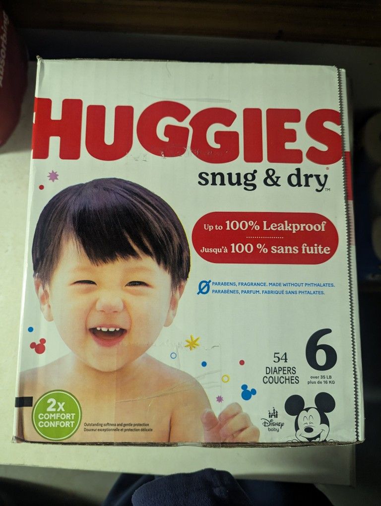 Huggies Snug & Dry Diapers Size 6