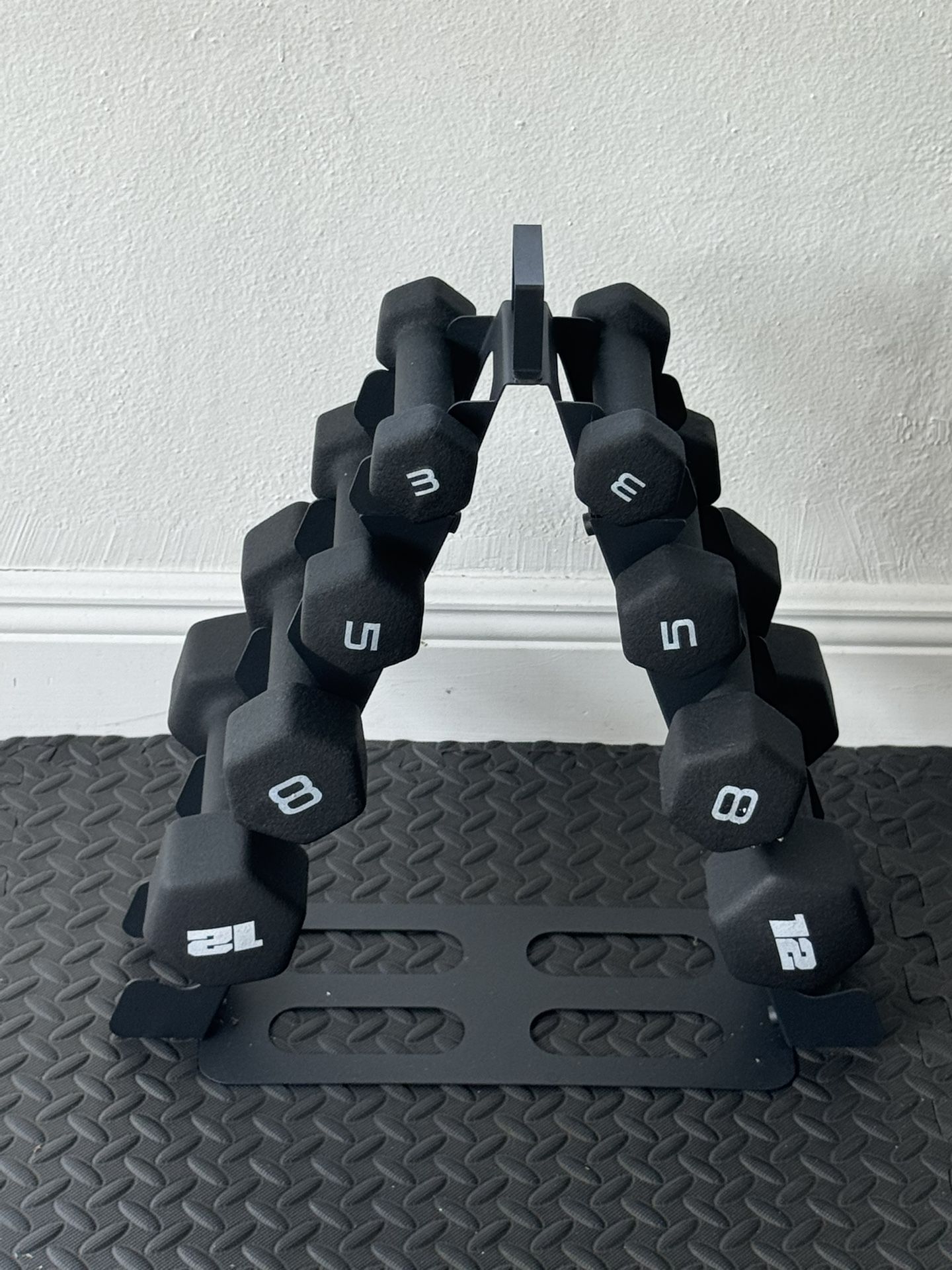Weight Set With Stand