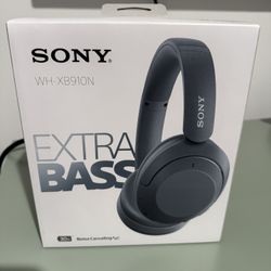 Sony WH-XB910N Grey Wireless Bluetooth ANC Headphones BRAND NEW 