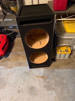 Speaker box for 12 inch subwoofers