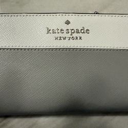 Kate Spade White & Gray Wallet New w/Tags