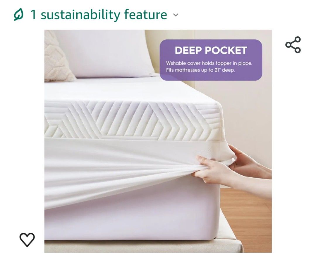 Memory Foam  mattress topper 3inch