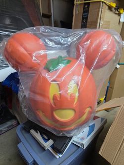 Mickey Mouse Halloween Pumpkin Blow Mold