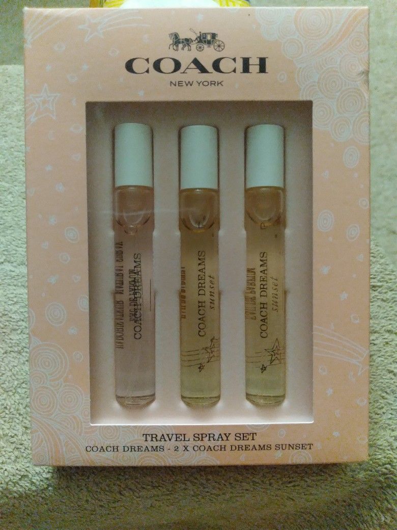 New Authentic Coach Fragrance Set 