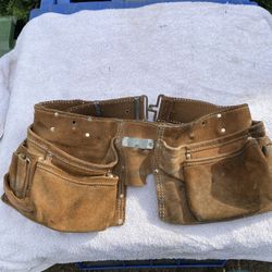 Carpenters Soft Leather Tool Belt