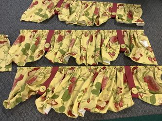 Curtains-for Kitchen, Den, Bedroom Or laundry Room