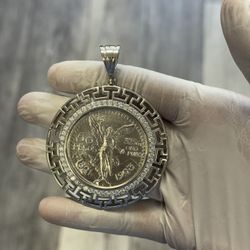 Sterling Silver Centenario Pendant 