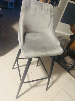 Set of two high top bar stools