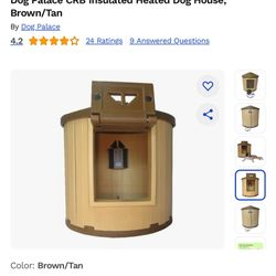 Double insulated Dog House With Ramp And Heater