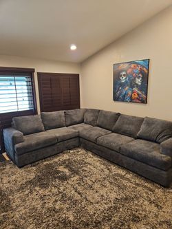 Sectional Couch with Sleeper .
