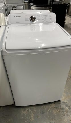 Samsung Top Load Washer – HE, Self Clean, White