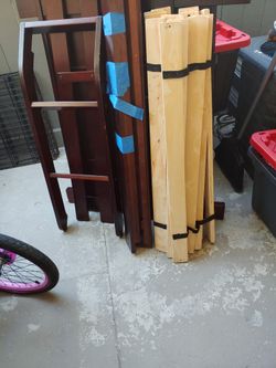 Twin Bed Frame Brown