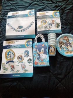 Sonic Birthday Decorations