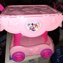 Minnie mouse tea Set Rolling Tray