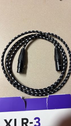 XLR-3 Braided Balanced Audio Cable