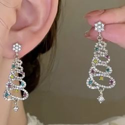 925 Silver Crystal Earrings