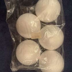 5 New Foam Balls For Flower Ball Making-5” Round