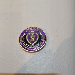 Purple heart coin 
