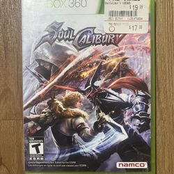 Soul Calibar xbox 360 game