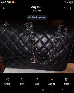 New Authentic Large Chanel Double Flap Handbag