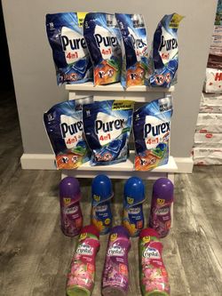 $40 Purex Bundle pods is 19counts each bag it’s all brand new and Pick up Gahanna